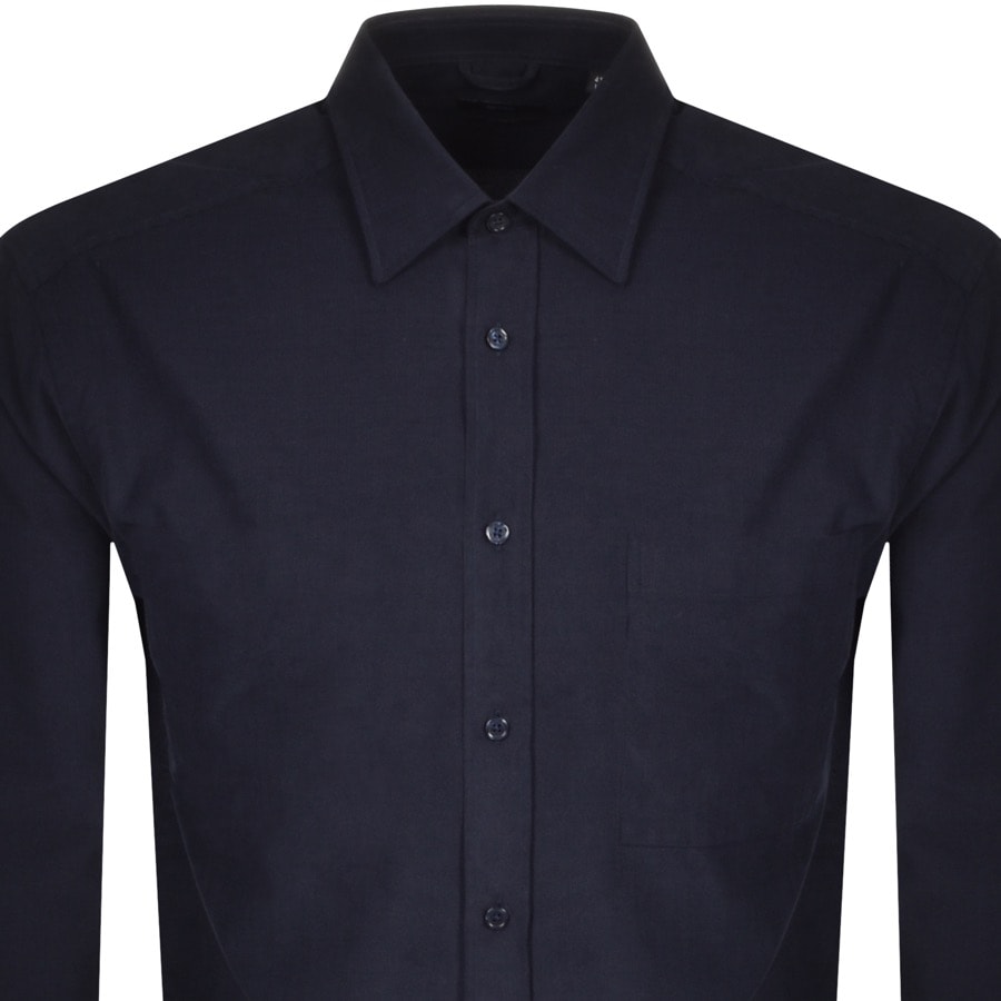 Alternative Image for ProductBOSS Felton Relaxed Fit Long Sleeve Shirt Navy2